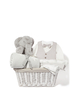 Baby Gift Hamper - 4 Piece Set with Cream Linen Waistcoat Mock Romper Baby Gift Hamper - 4 Piece Set with Cream Linen Waistcoat Mock Romper image number 1